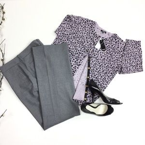 Eddie Bauer Mercer Fit Gray Wool Blend Lined Pants